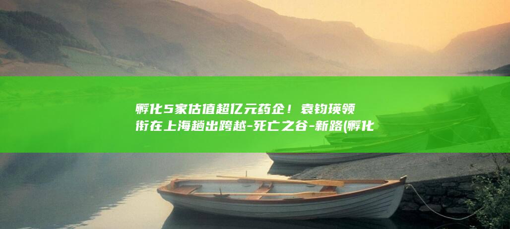 孵化5家估值超亿元药企！袁钧瑛领衔在上海趟出跨越-死亡之谷-新路 (孵化上市)