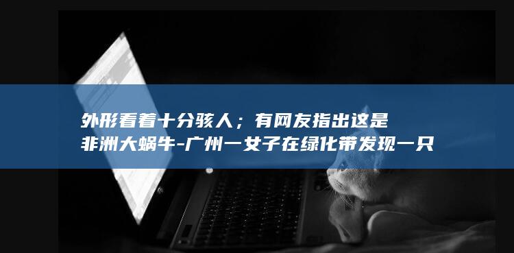 外形看着十分骇人；有网友指出这是非洲大蜗牛-广州一女子在绿化带发现一只巨大蜗牛-外壳大小已经超过成年男性拳头 (外形看着十分可爱)