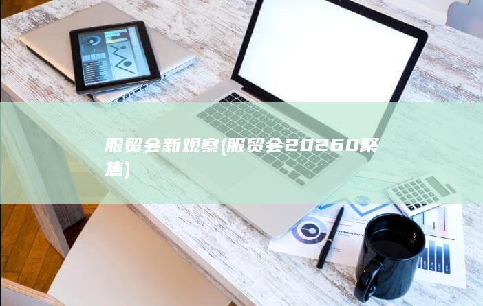 服贸会新观察 (服贸会 20260聚焦)