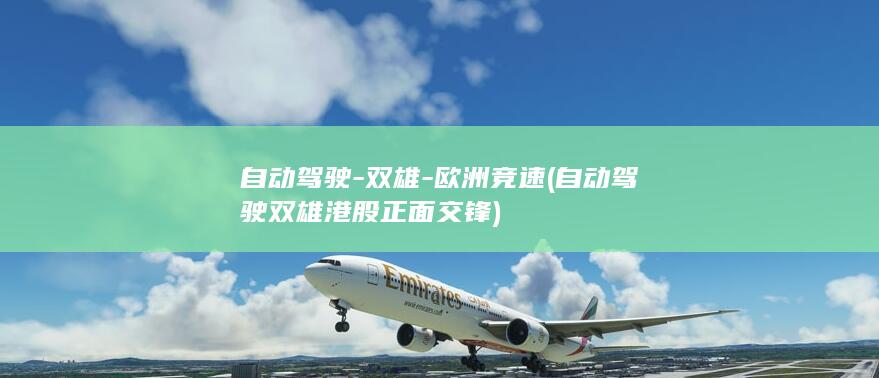 自动驾驶-双雄-欧洲竞速 (自动驾驶双雄港股正面交锋)