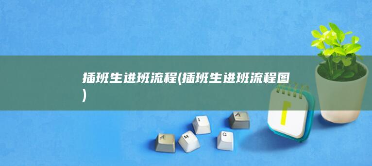 插班生进班流程 (插班生进班流程图)