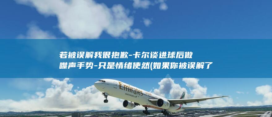 若被误解我很抱歉-卡尔谈进球后做噤声手势-只是情绪使然 (如果你被误解了该怎么解决)