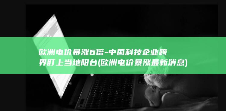 中国科技企业跨界盯上当地阳台