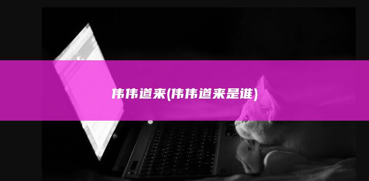 伟伟道来 (伟伟道来是谁)