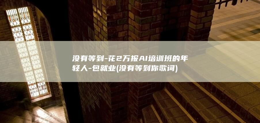 没有等到-花2万报AI培训班的年轻人-包就业 (没有等到你歌词)