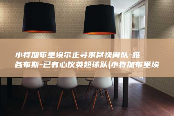 小将加布里埃尔正寻求尽快离队-雅各布斯-已有心仪英超球队 (小将加布里埃)
