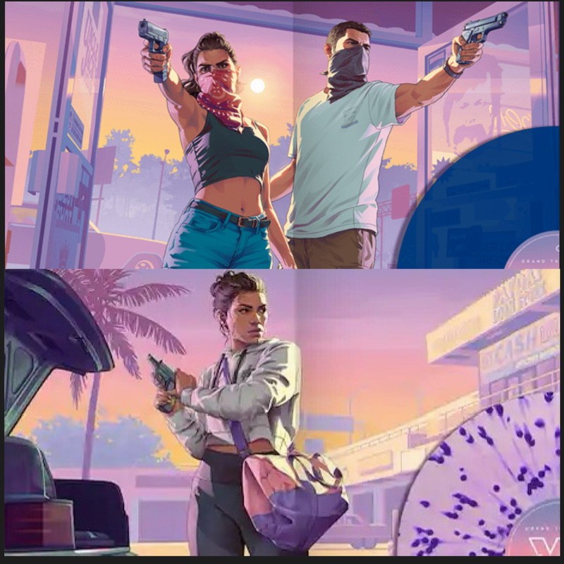 露西娅和杰森太酷帅了-新宣传图欣赏-GTA6 (露西娅和杰森谁厉害)