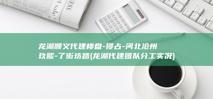 龙湖顺义代建楼盘-侵占-河北沧州玖熙-了街坊路 (龙湖代建团队分工实况)