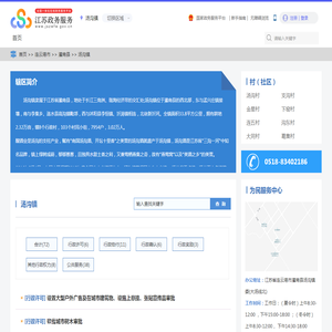 汤沟镇政务服务网