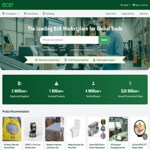 Ecer.com: search for China Manufacturers, wholesalers, Suppliers, Exporters & Factories from the leading B2B marketplace