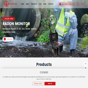 Radon monitor-Gamma spectrometer-alpha beta counter