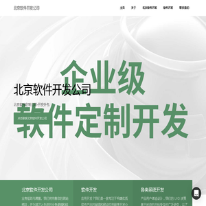 北京软件定制公司-开发外包