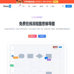 ProcessOn思维导图流程图-在线画思维导图流程图_在线作图实时协作