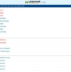 ★山东招生考试网 - 2027山东招生信息网站！